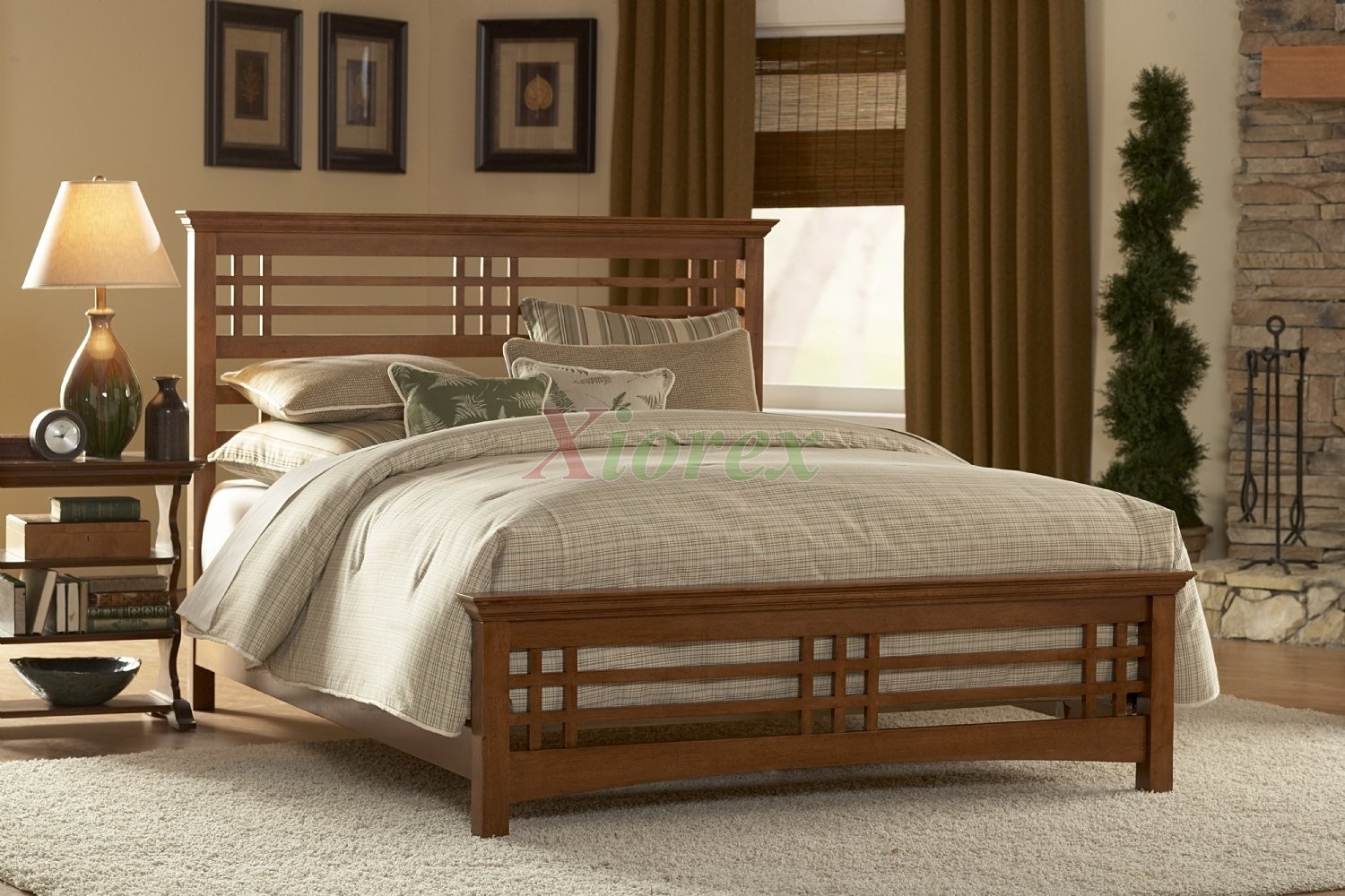 Avery Slat Bed Oak Stain By, Avery Bunk Bed