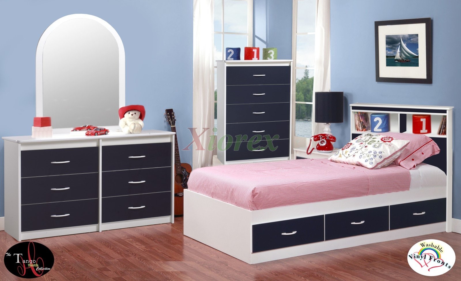 Life Line Tango Mates Beds Twin Full, Boles Full Mate S Bed With 12 Drawers And Bookcase