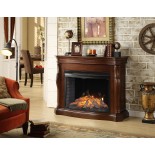 Tuscan Indoor Fireplace in Burnished Cherry by Greenway | Xiorex