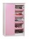 Shoe Rack White w Pink Washable Vinyl Fronts by Life Line | Xiorex