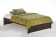 Bedroom Furniture - K Full Bed Dark Chocolate for N&D Basic Bedroom Sets