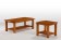 Corona Coffee Table and End Table Honey Oak for N&D Futons | Xiorex