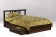 Wood Bed w Rolling Storage Drawers Dark Chocolate | Xiorex Beds