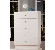 Five Drawer Chest White Life Line Wooden Chest of 5 Drawers | Xiorex
