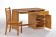 Clove Student Desk Open & Chair Medium Oak for Spices Bed Sets | Xiorex