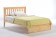 Rosemary Slatted Bed Natural Full Bed by Night and Day | Xiorex Beds