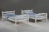Twin Twin Bunk Split in White for Sesame Bunk Split Bed Set | Xiorex