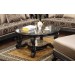 Alya Round Coffee Table Toronto with Beveled Glass Top | Xiorex